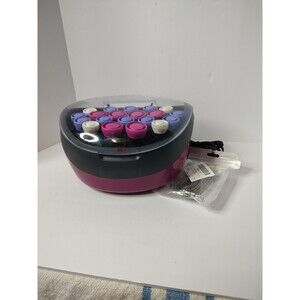 Remington H5600 Ionic Hair Setter with 20 Velvet Rollers W New Clips